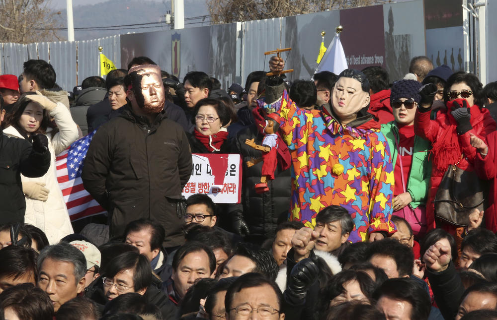 Protest južnokorejskih opozicionara zbog posete Kim Jong Čola 
