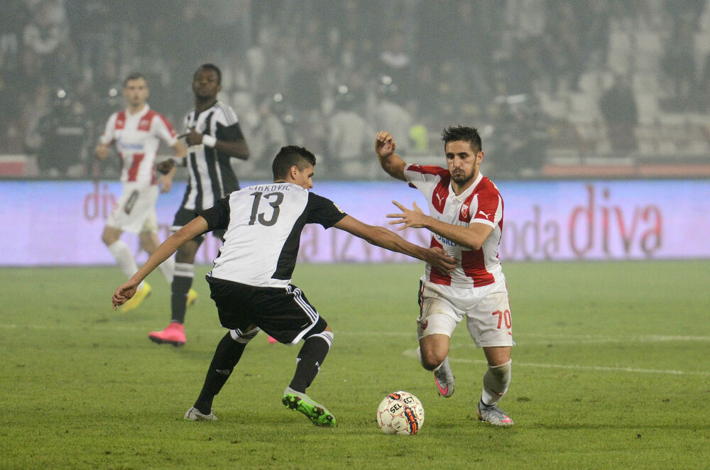 Ugo Vijeira na utakmici Crvene zvezde i Partizana