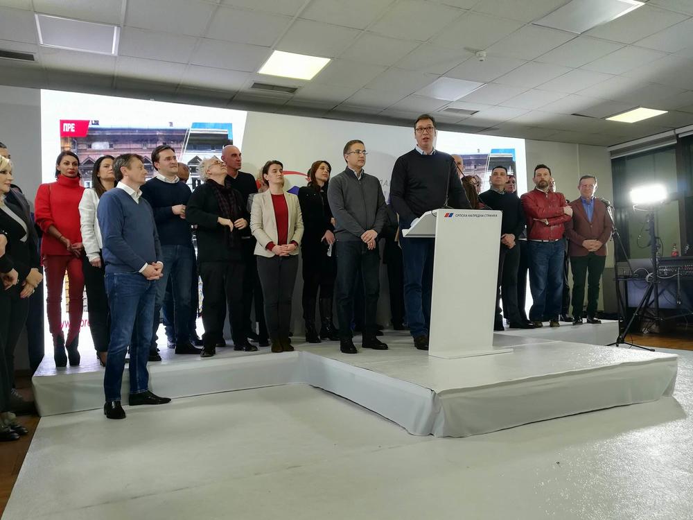 Vučić se obratio posle izbora  