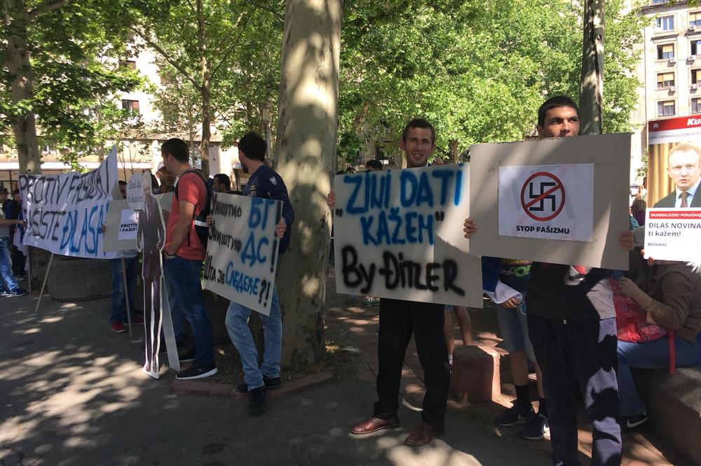 ZINI DA TI KAŽEM I FAŠISTA ĐITLER: Studenti protestuju protiv Dragana Đilasa, a ovo su njihove poruke (FOTO)