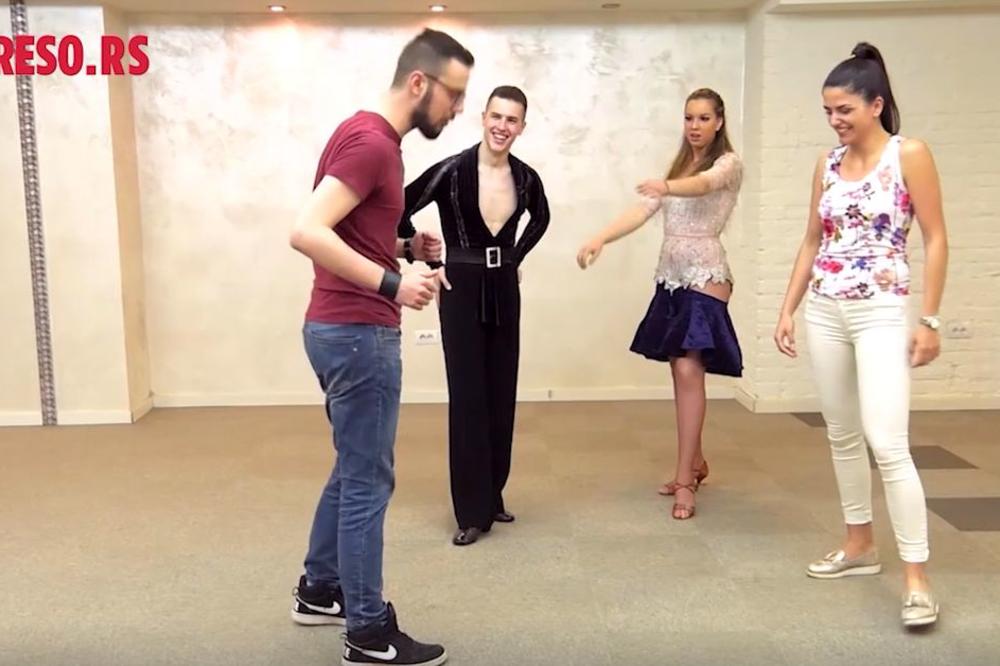ESPRESO DANCE CHALLENGE: Majstori plesa Katarina i Lazar uče naše novinare da igraju! (FOTO) (VIDEO)