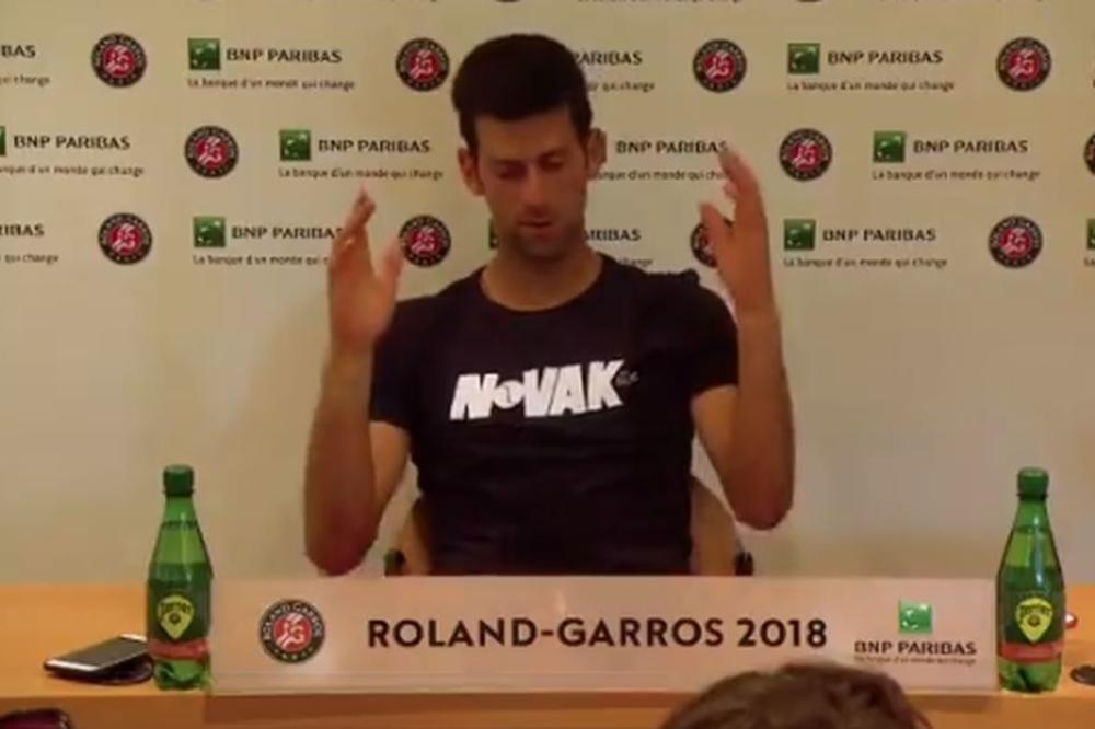 Ne znam! Ne znam! Ne znam! Pojavio se video Novakove konferencije: Nikad ga nismo videli ovako besnog i deprimiranog! (VIDEO)
