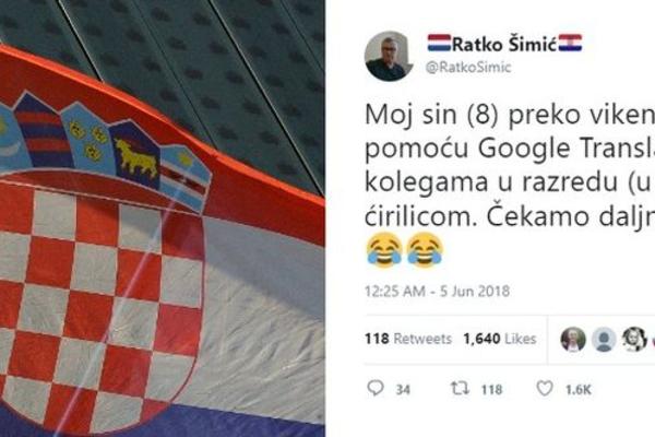 SIN MI JE NAUČIO ĆIRILICU I SVIM DRUGARIMA JE NAPISAO IMENA NA NJOJ: Hrvatski inženjer GURNUO PRST U OKO SVIM NACIONALISTIMA!