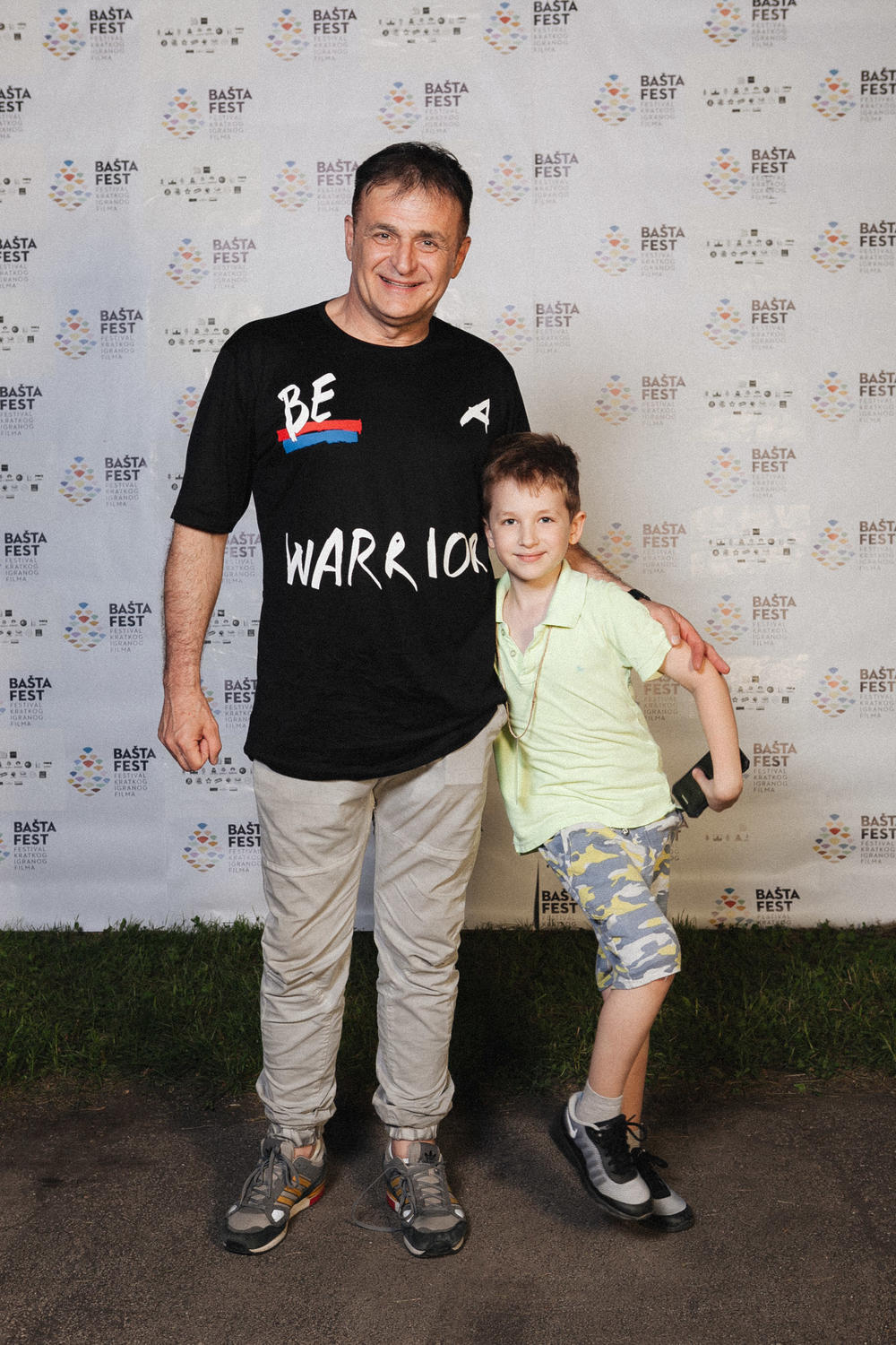 Branislav Lečić sa sinom