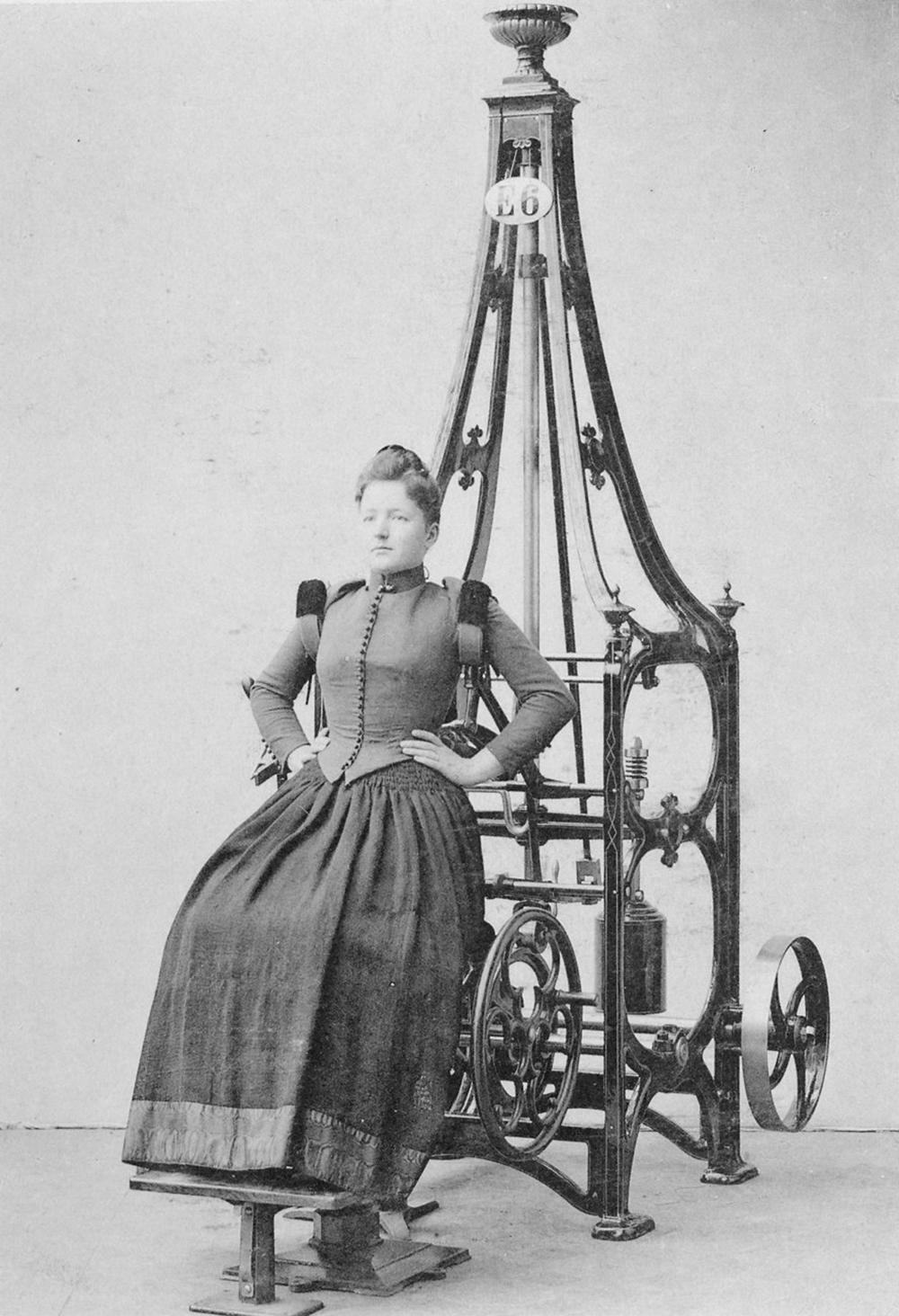 Žena u teretani 1892. godine  