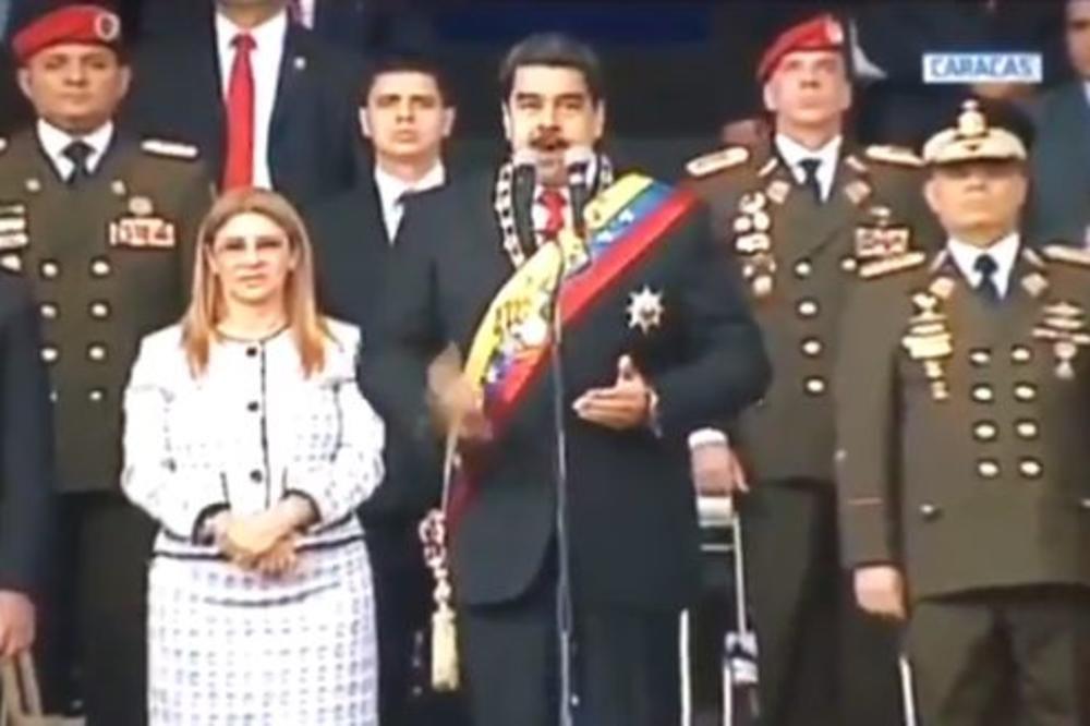 ATENTAT NA MADURA! Detoniran DRON NAPUNJEN EKSPLOZIVOM, ranjeno nekoliko vojnika, predsednik Venecuele preživeo! (VIDEO)