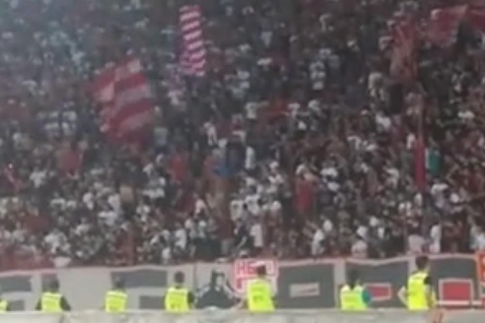 TUČA NA SEVERU: Haos među navijačima Crvene zvezde! (FOTO) (VIDEO)