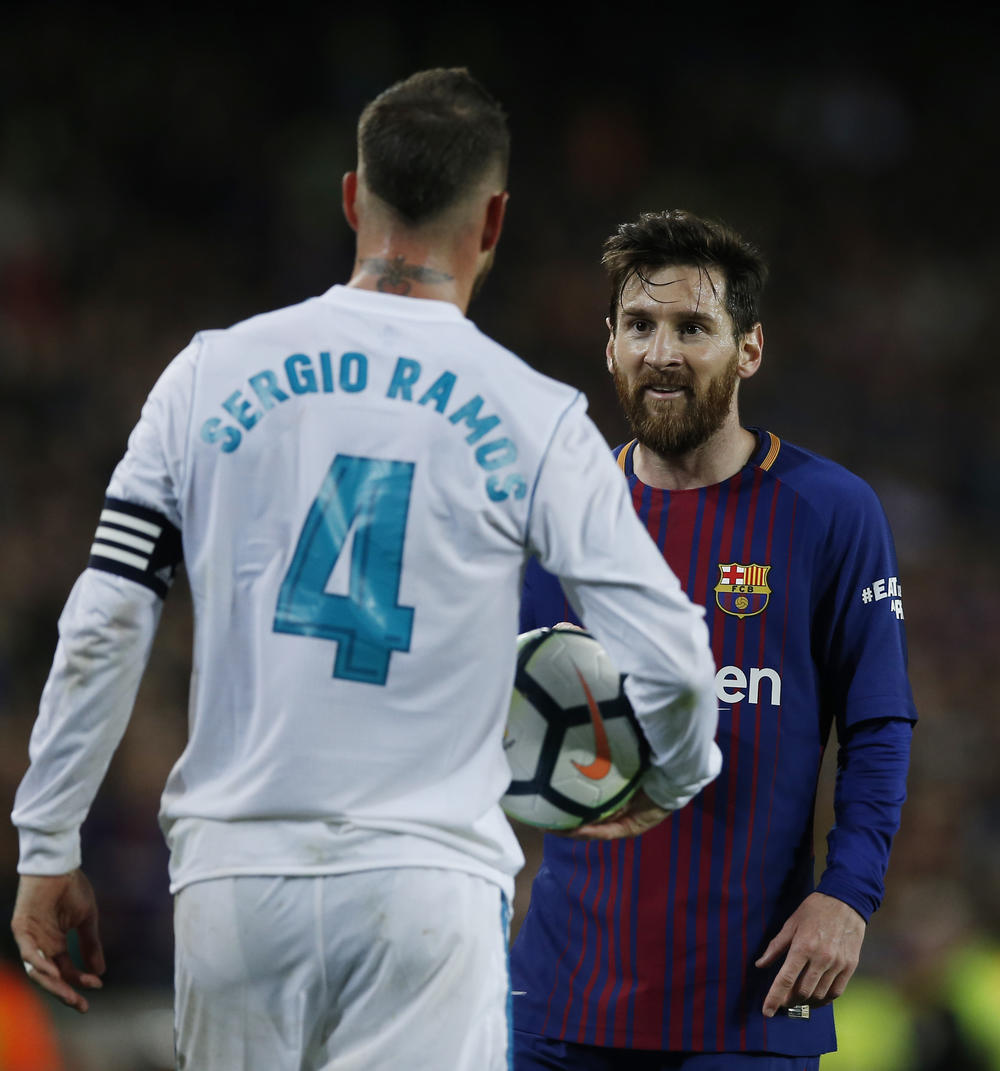 Kapiteni Reala i Barselone Mesi i Ramos  