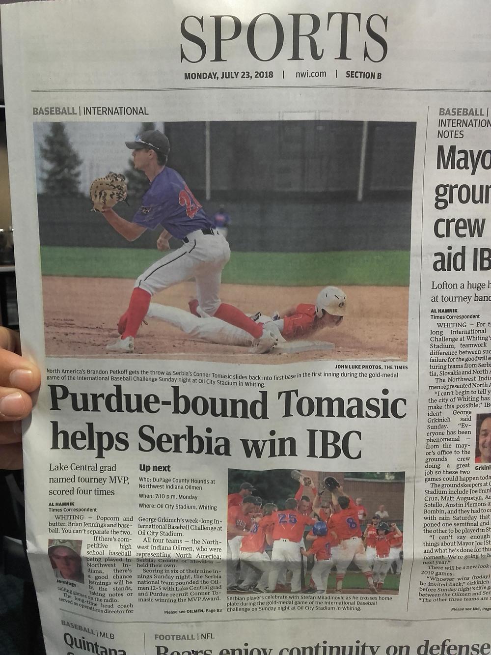 Novine pisale o pobedi Srbije  