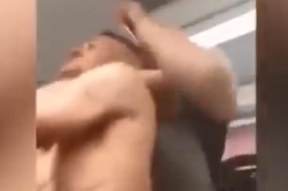 Siledžija maltretirao putnike u vozu, a onda se pojavio ovaj VIKING i rešio sve u nekoliko sekundi! (VIDEO)