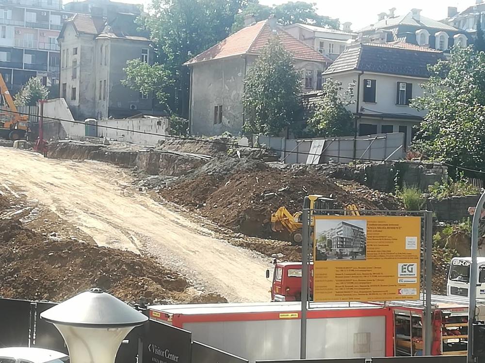 Gradilište u Sarajevskoj na kome je poginuo N.T.  