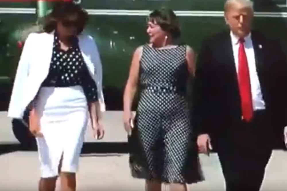 ŠTA SE DESILO S MELANIJOM TRAMP?! Svet bruji o DVOJNICI prve dame SAD! Ide ruku pod ruku s Trampom, ali kad je vidite shvatićete zašto je svi zovu LAŽNA MELANIJA! (FOTO)