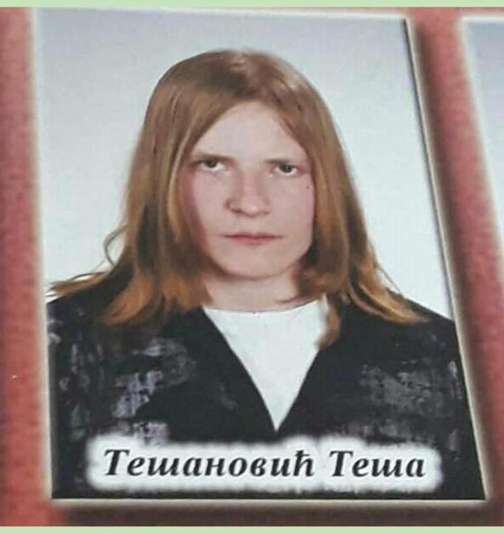 Teša Tešanović iz mlađih dana  