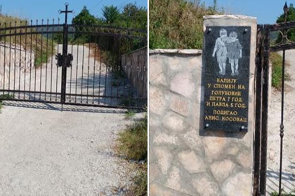 PRESTRAŠNO JE KAD NEKO UBIJE DECU: Bošnjak Anis je podigao spomenik PETRU (7) i PAVLU (5)