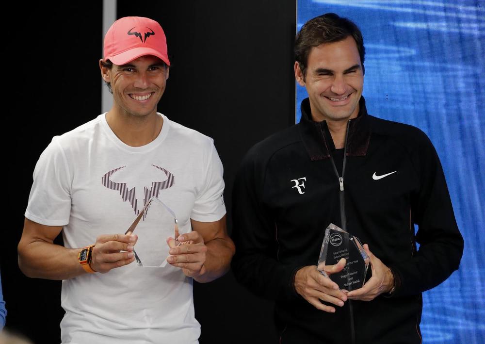 Rafa i Federer  