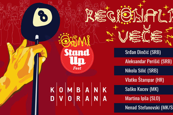 STAND UP FEST: Komičari iz Srbije i regiona na sceni