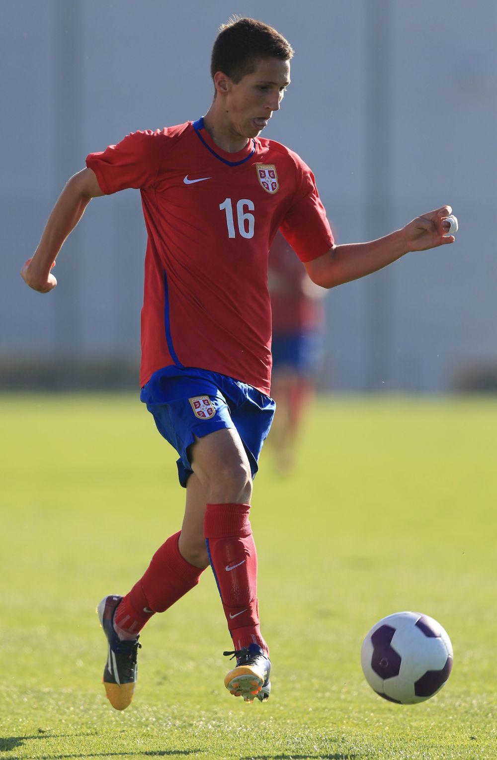 Petar Milić svojevremeno u dresu kadetske reprezentacije Srbije  