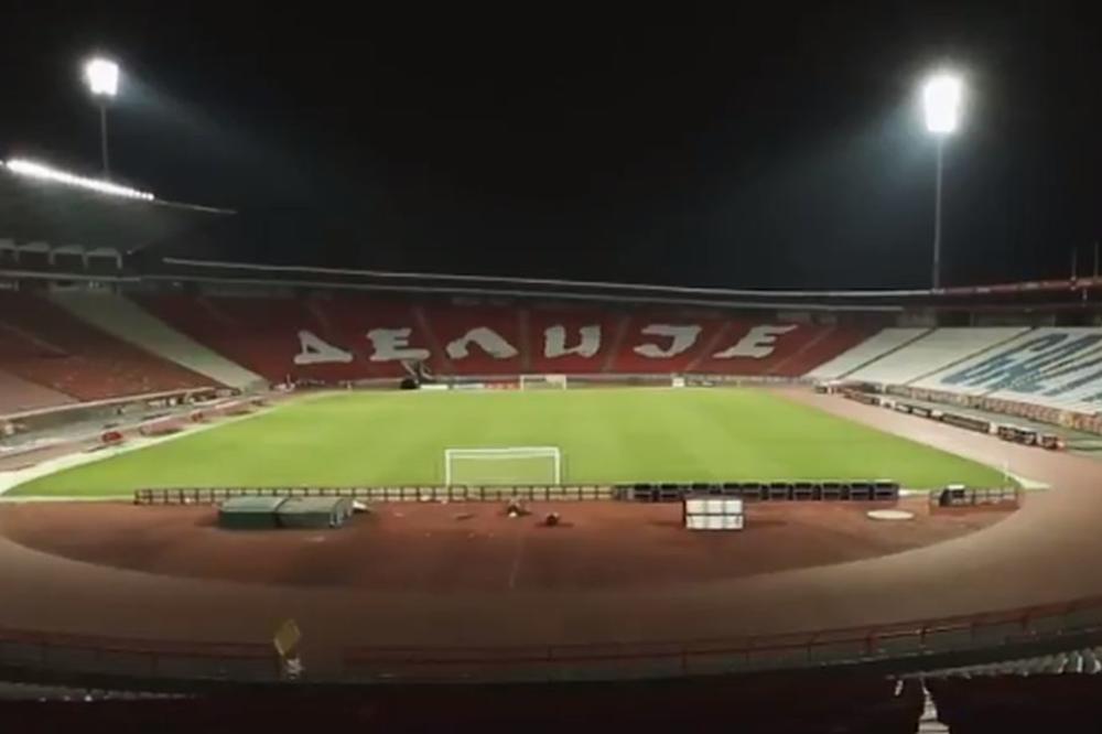 TO VAM JE TA ČUVENA MARAKANA: Liverpul sjajnim snimcima predstavio stadion Crvene zvezde!