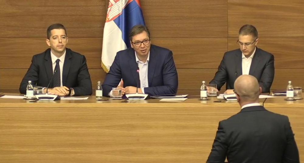 Aleksandar Vučić sa predstavnicima Srpske liste  