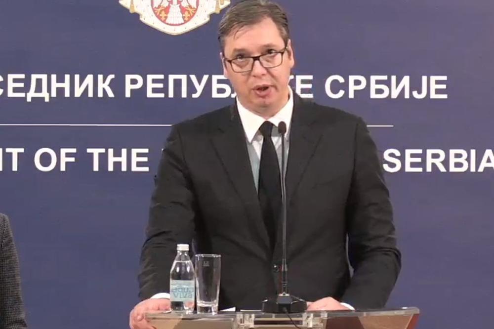 NAJBOLJE DA BUDEMO SUZDRŽANI, MOŽE DA BUDE OPASNO! Vučić komentarisao optužnice protiv kosovskih zvaničnika