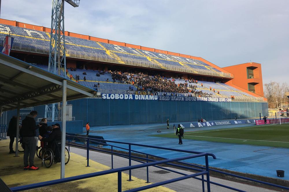 GOREO MAKSIMIR: Huligan bakljom hteo da zapali stadion Dinama!