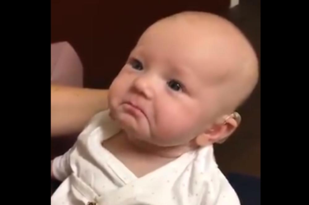 NAJLEPŠI VIDEO IKAD: Beba je rođena GLUVA, a ovo je njena reakcija nakon što je prvi put čula MAJČIN GLAS (VIDEO)