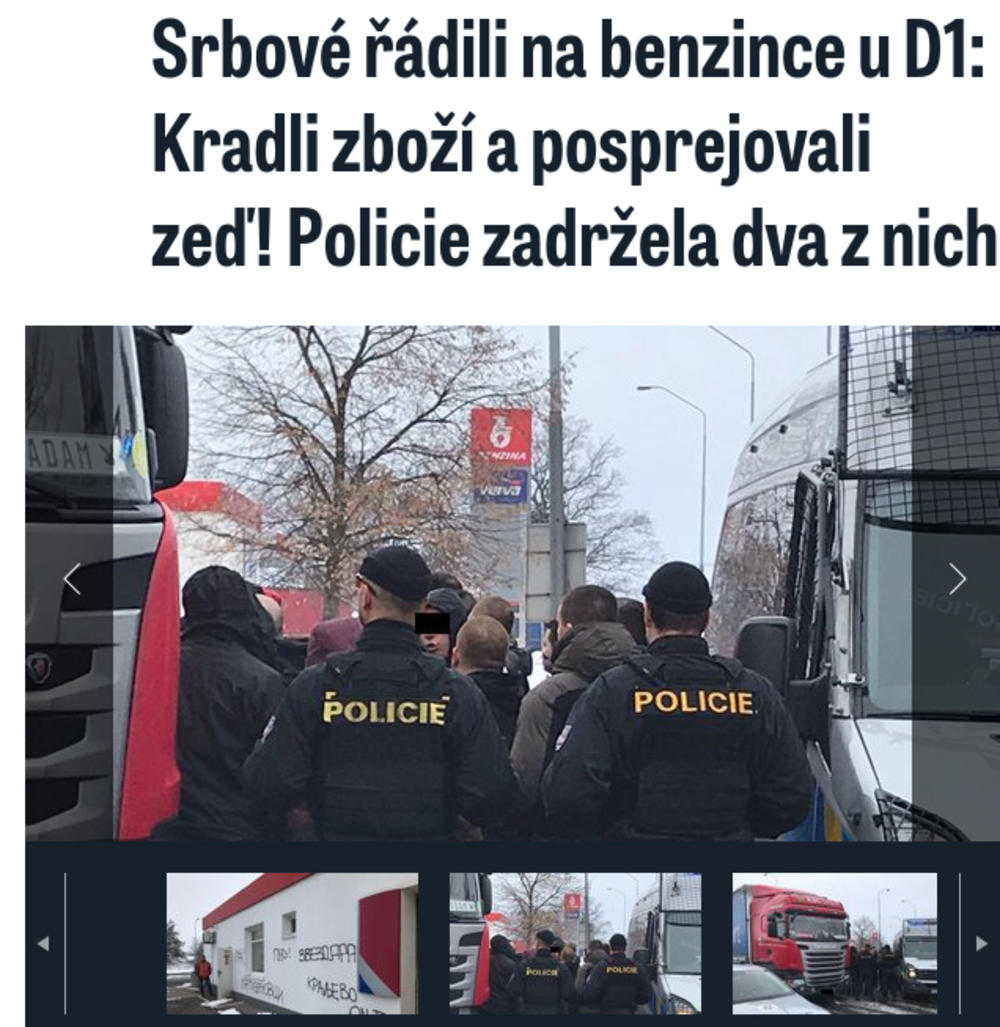 Blesk.cz o zhapšenim Grobarima u Češkoj  