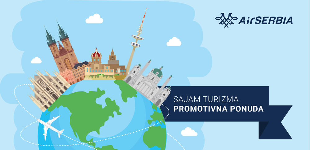 Na štandu Er Srbije, putnicima će biti predstavljene i prednosti onlajn kupovine karata i korišćenja dodatnih usluga