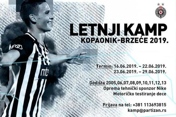 Partizan nastavlja potragu za najvećim talentima i ove godine u tradicionalnom kampu na Kopaoniku!