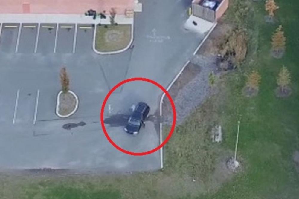 SNIMAO ŽENU DRONOM, PA SHVATIO DA GA VARA: Našla se na parkingu s njim, A NJEGOVA REAKCIJA JE HIT (VIDEO)