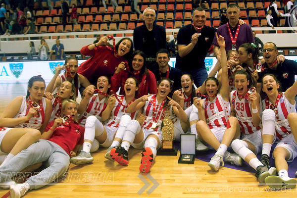 CRVENO-BELA DOMINACIJA: Košarkašice Zvezde osvojile 31. šampionsku titulu!