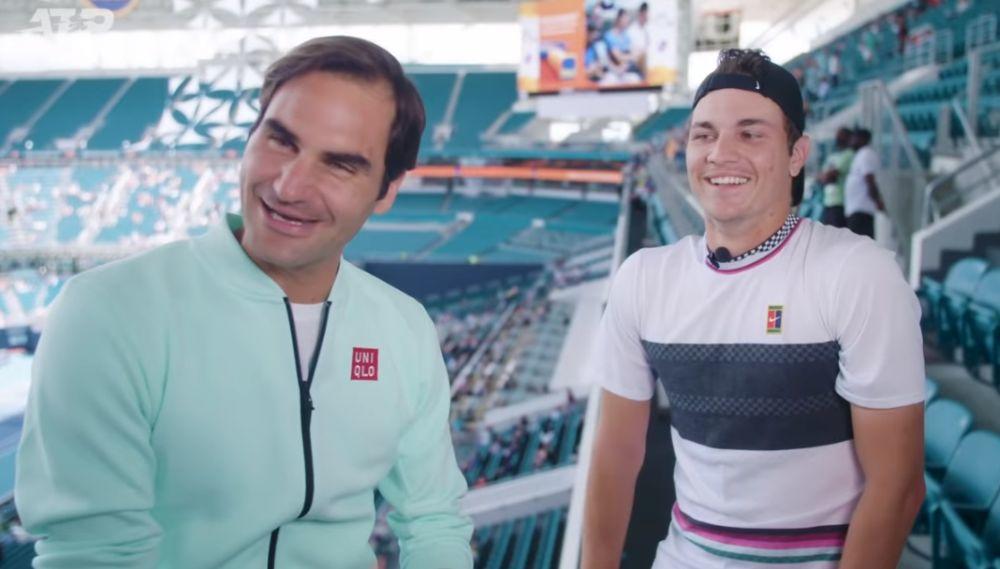Miomir Kecmanović je postavio i 'bezobrazno' pitanje Rodžeru Federeru