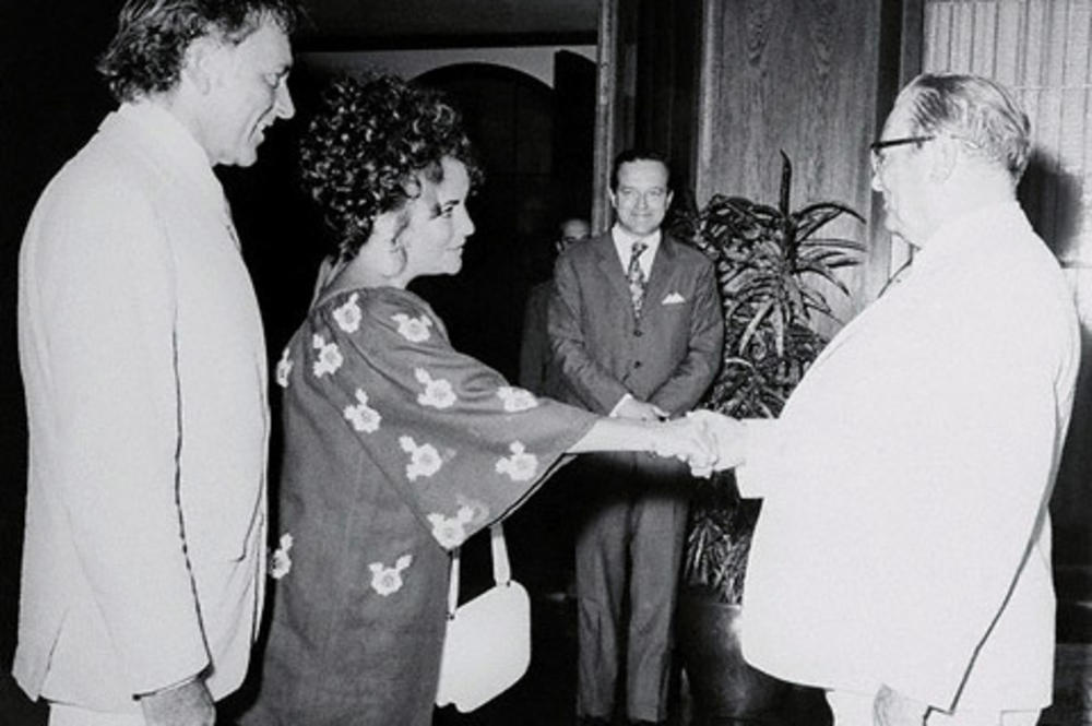 Tito sa Ričardom Bartonom i Elizabet Tejlor