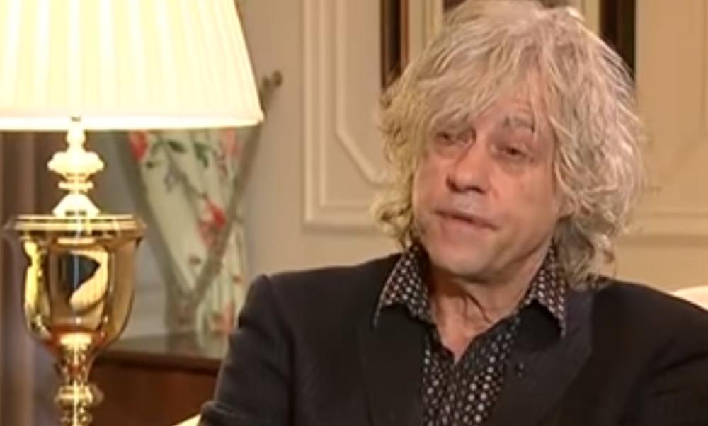 Bob Geldof tokom intervjua za Daily Mail. 