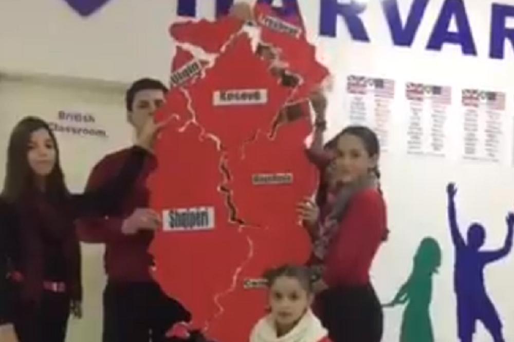 ALBANCI SLOŽILI VELIKU ALBANIJU I VREĐAJU SRBE! Naježićete se kada vidite koje DRŽAVE ostaju bez teritorije (VIDEO)