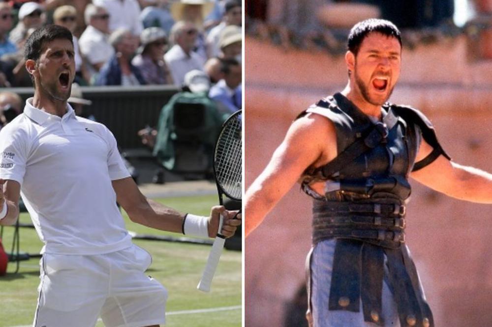 NOVAK MAKSIMUS DECIMUS ĐOKOVIĆ: Srpski teniser najavio finale sa Federerom kao gladijator iz kultnog filma!