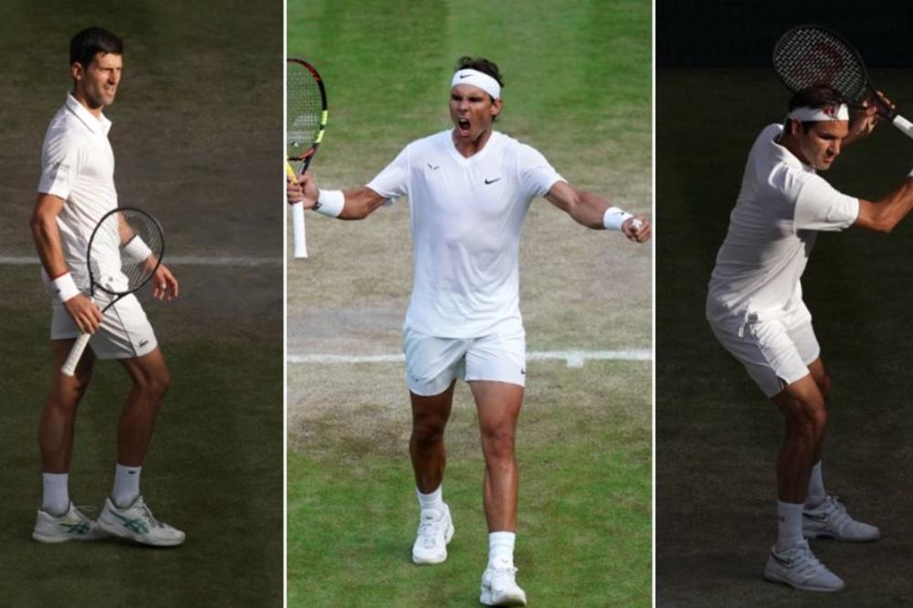 OSTARIĆEMO ZAJEDNO NA TERENU: ATP pokazao kako će Novak, Rafa i Federer izgledati sa 50 godina!