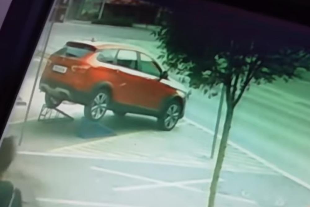 KARAMBOL U ZRENJANINU! Posle sudara jedan auto ULETEO U BAŠTU RESTORANA! (VIDEO)