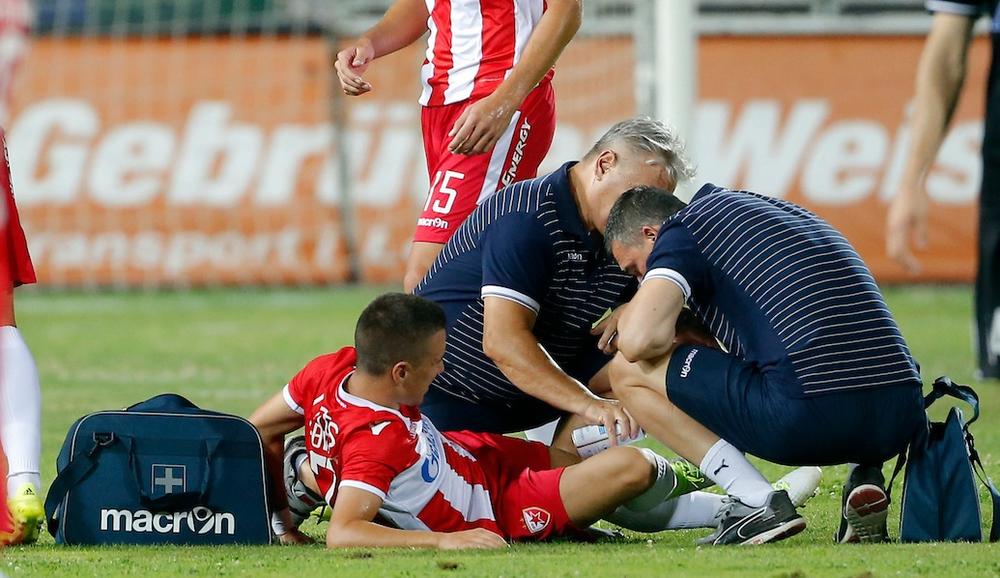 Branko Jovičić je doživeo dve teške povrede od kada je došao u Crvenu zvezdu