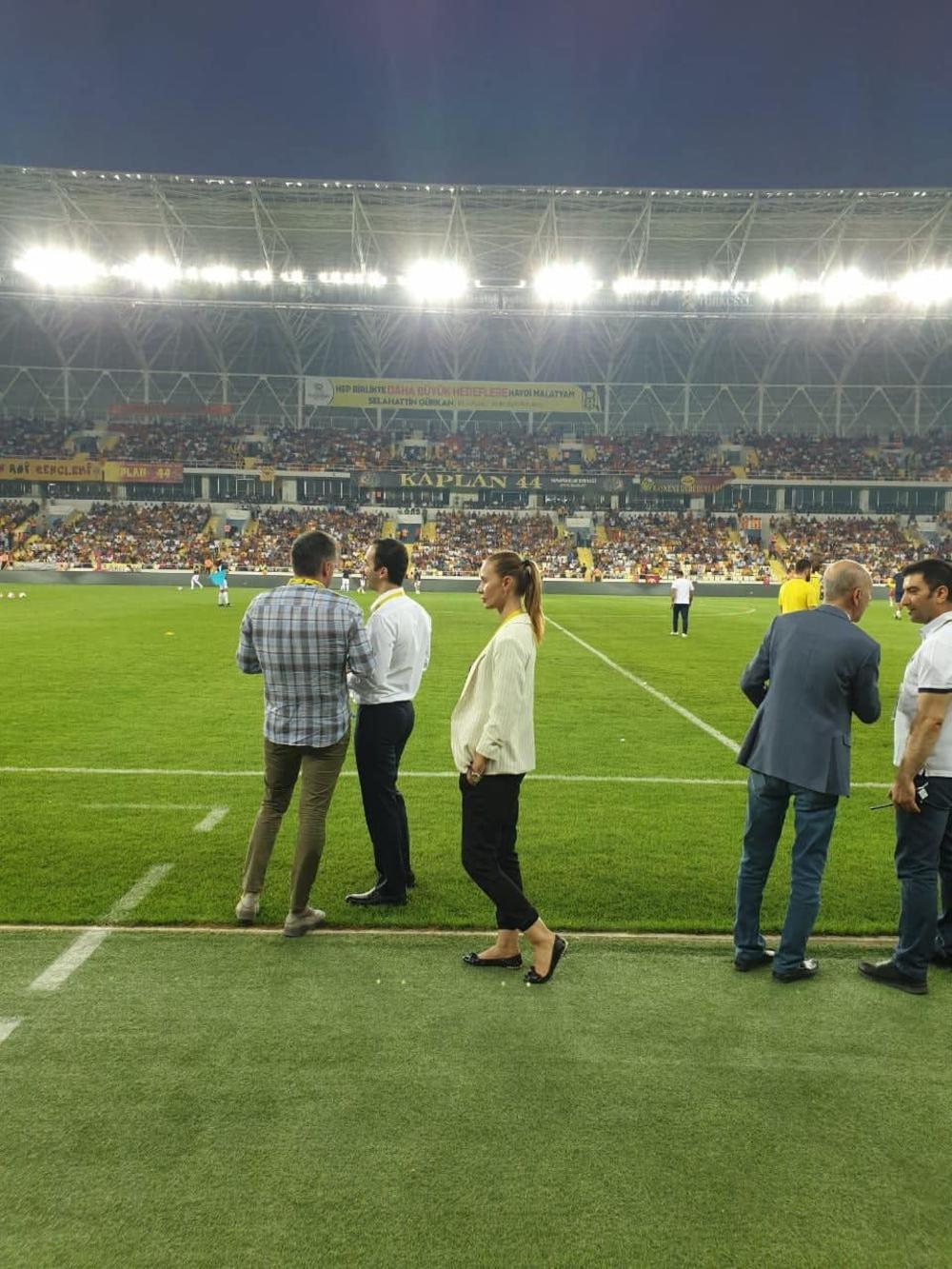 Biljana Obradović na stadionu Malatije