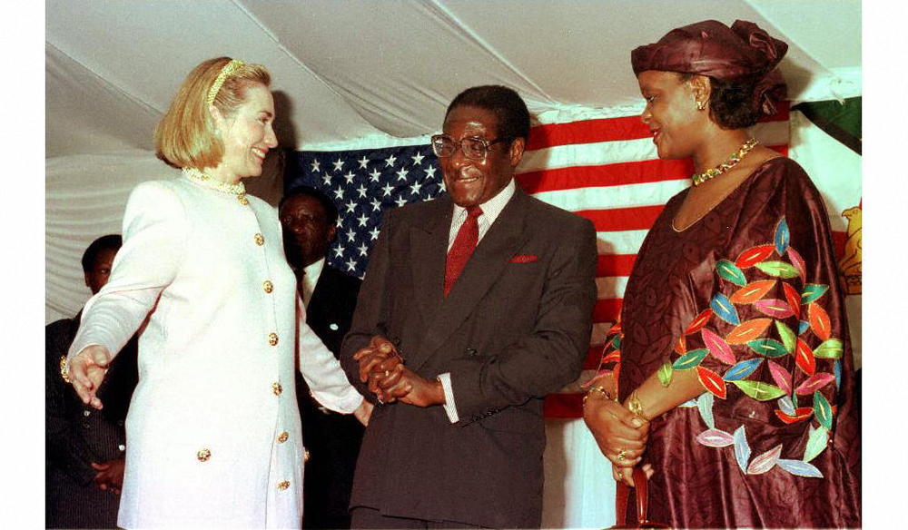 Mugabe i Hilari Klinton 