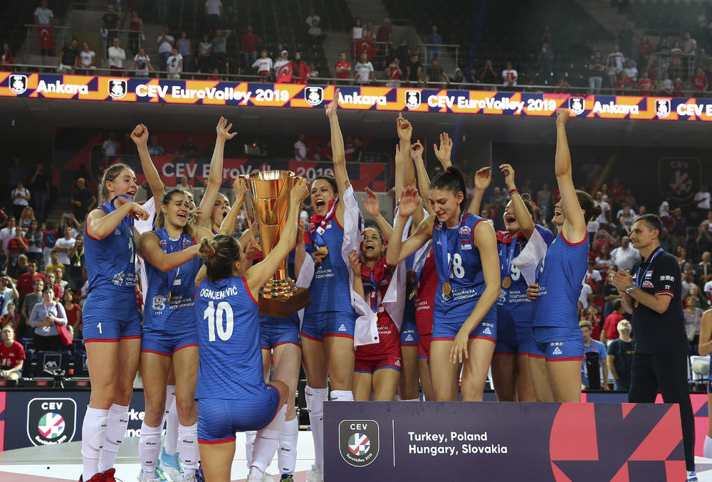 Srbija je postala šampion Evrope ove godine 