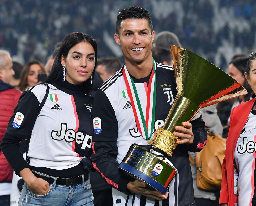 Kristijano Ronaldo i Heorhina Rodrigez na proslavi Juventusove titule  