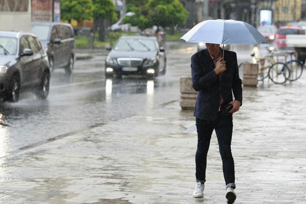 RHMZ IZDAO VAŽNO UPOZORENJE: Kiša lije u Vojvodini, uskoro će se raširiti PO CELOJ SRBIJI!