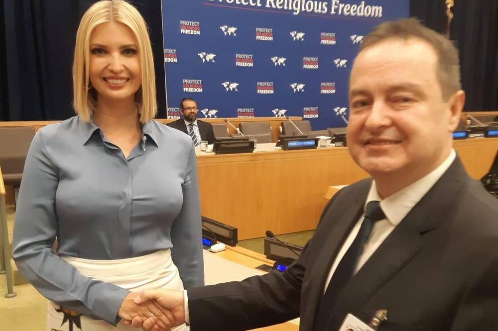 SA IVANKOM TRAMP: Dačić na konferenciji u UN o zaštiti verskih sloboda