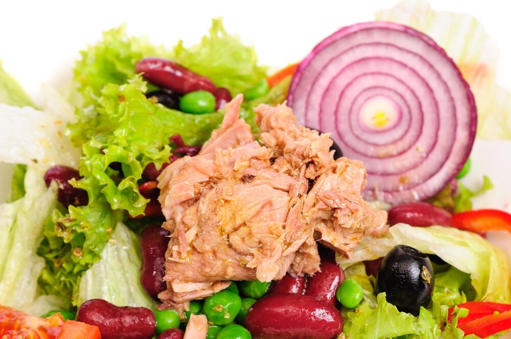 Posna salata sa tunjevinom - posni recept