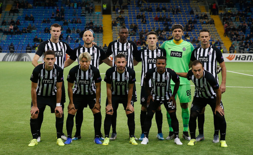 FK Partizan sa utakmice u Astani  
