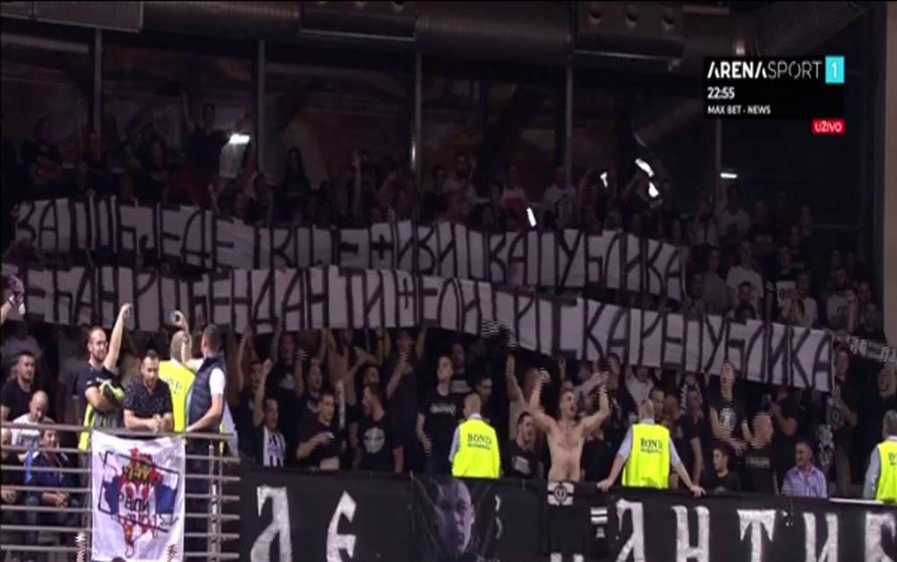 Transparent Grobara posvećen rođendanu Partizana
