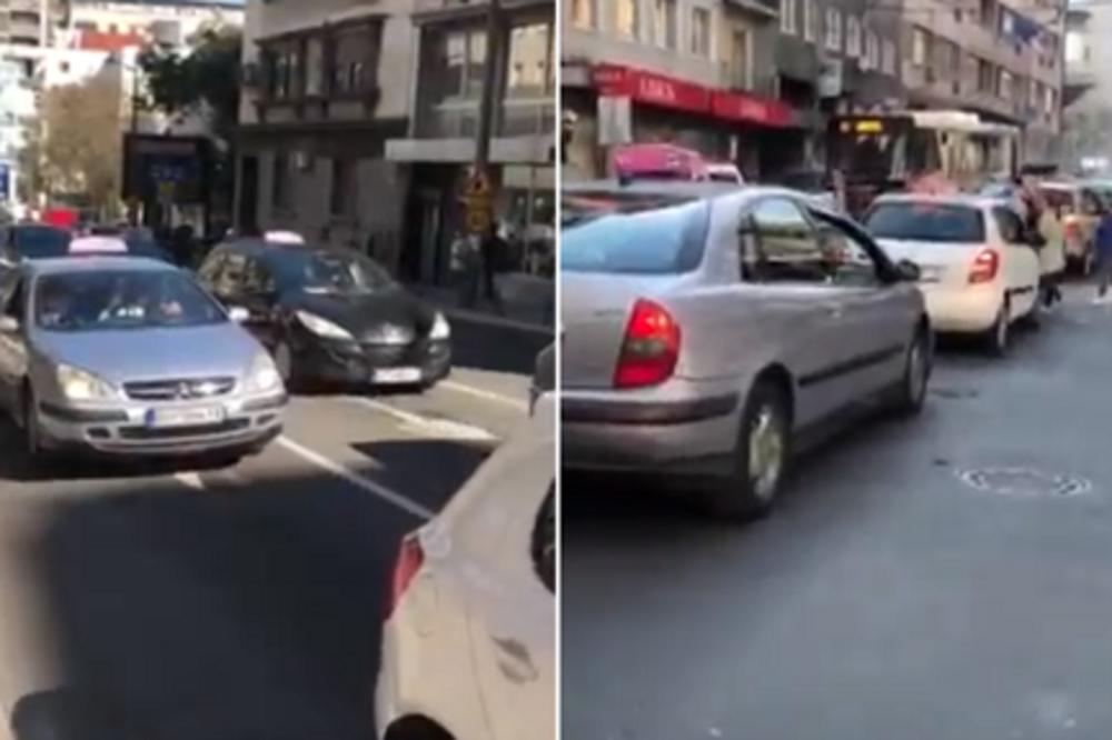DOBRO BRE LJUDI, DOKLE VIŠE? Taksisti opet BLOKIRAJU Beograd, OVO JE BEZOBRAZLUK KOJI NE PRESTAJE! (VIDEO)