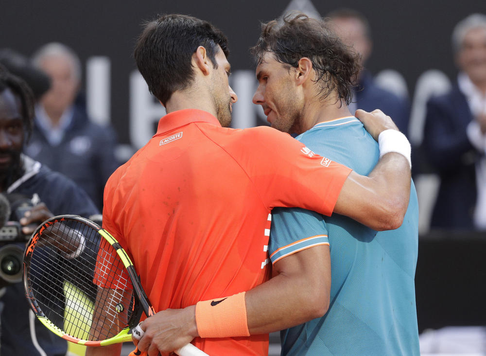 Novak Đoković i Rafael Nadal   